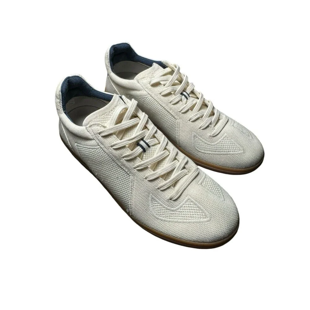Rothy’s Size 9 The RS01 Sneaker in Bone‎ White Men’s Lace Up Sneakers #S143-15